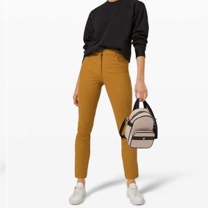 Lululemon Athletica City Sleek 5 Pocket 7/8 Pant Spiced Bronze Women’s Size 10